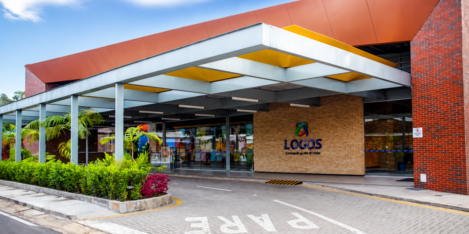 Fachada do Centro Educacional Logos em Ananindeua